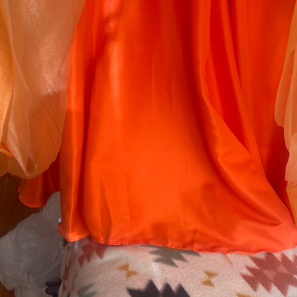 Jovani prom dress in flaming orange! - Picture 8 of 11